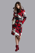 Load image into Gallery viewer, Reversable Jaquard Coat With Braided Trim &amp; Embroidery Buttoms - Petit Pois by Viviana G