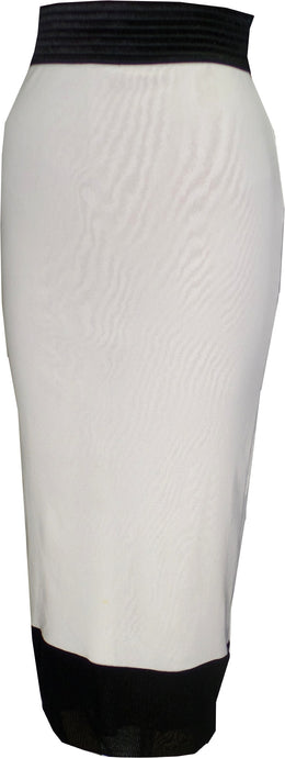 High Waisted Combo Skirt - Petit Pois by Viviana G