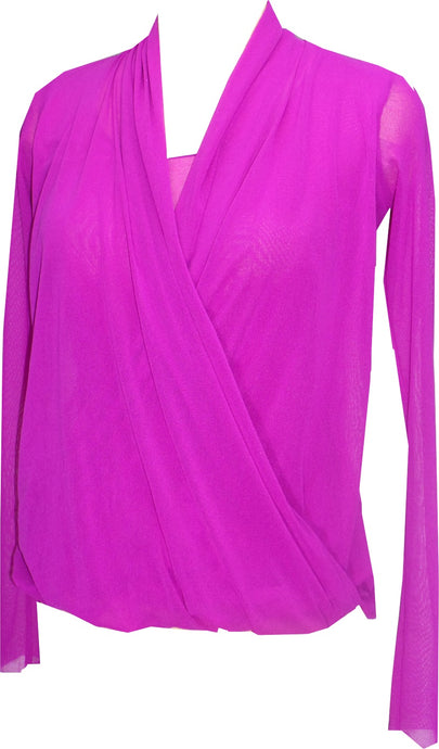 Surplus Draped Top - Petit Pois by Viviana G