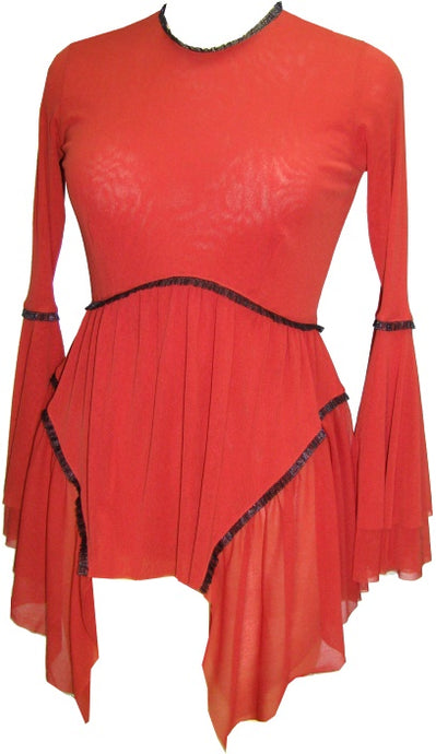 Romantic Blouse With Bell Sleeves - Petit Pois by Viviana G