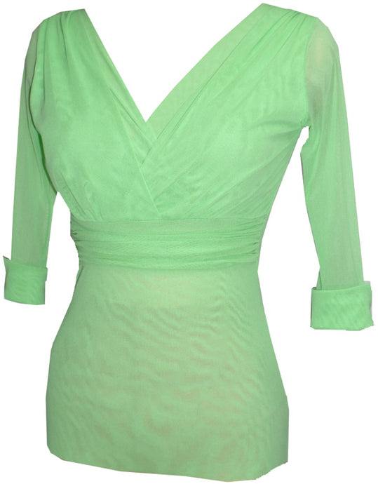 Criss Cross V Top - Petit Pois by Viviana G