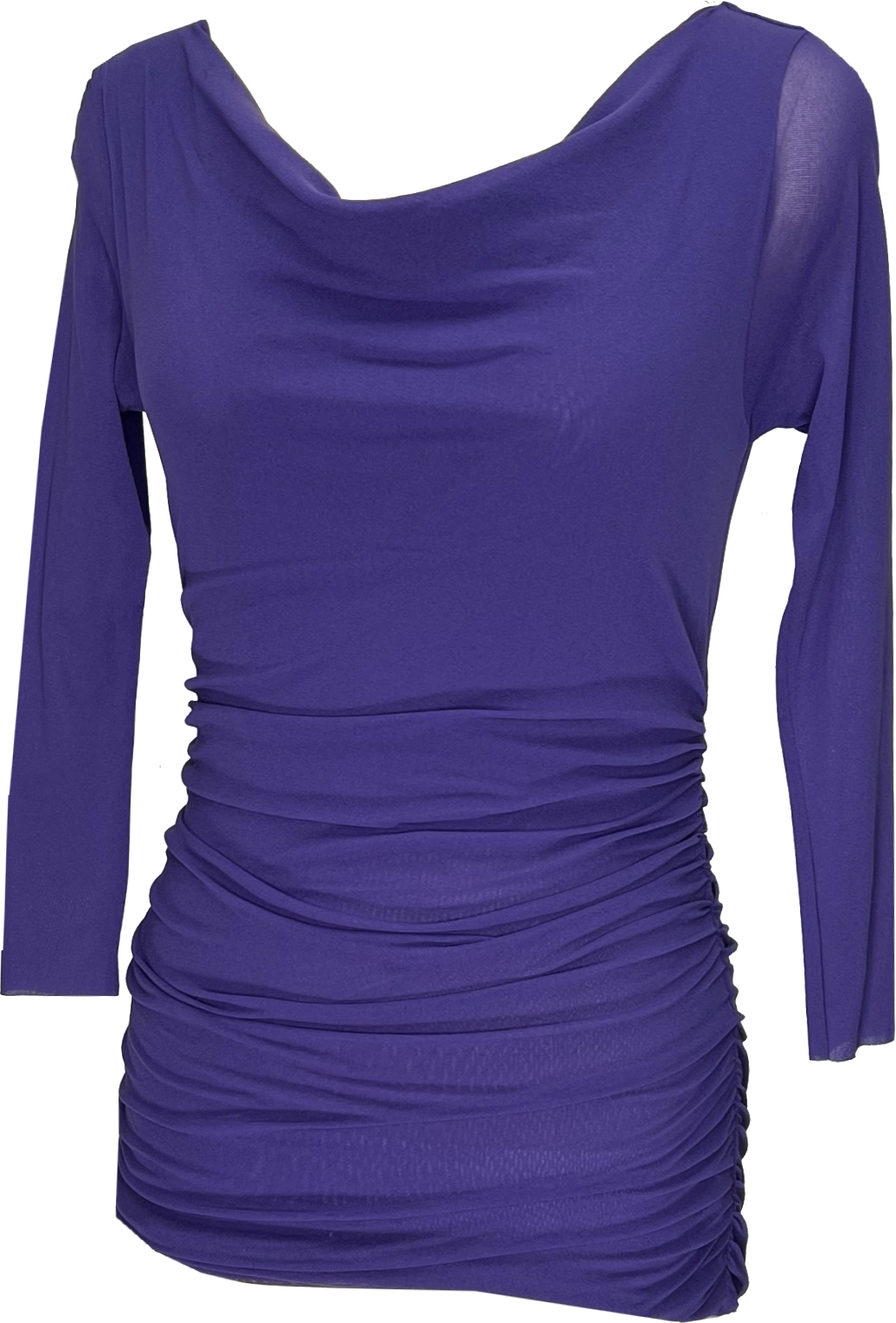 3/4 Sleeves Cowl Neck Top