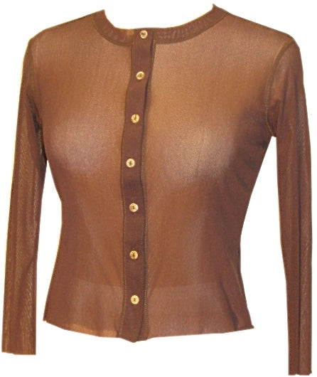 Costa Del Sol Cropped Cardigan - Petit Pois by Viviana G