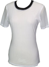 Load image into Gallery viewer, White /Black Boyfriend Tee