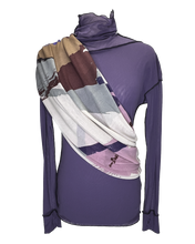 Load image into Gallery viewer, Purple Rain Scarf - Petit Pois by Viviana G