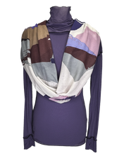Load image into Gallery viewer, Purple Rain Scarf - Petit Pois by Viviana G