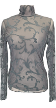 Load image into Gallery viewer, Iris Clay Turtle Neck Top - Petit Pois by Viviana G