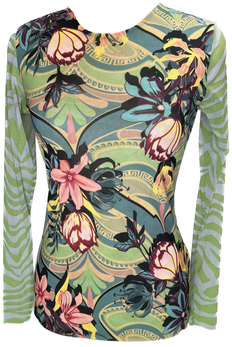 Paradise Crew Top - Petit Pois by Viviana G