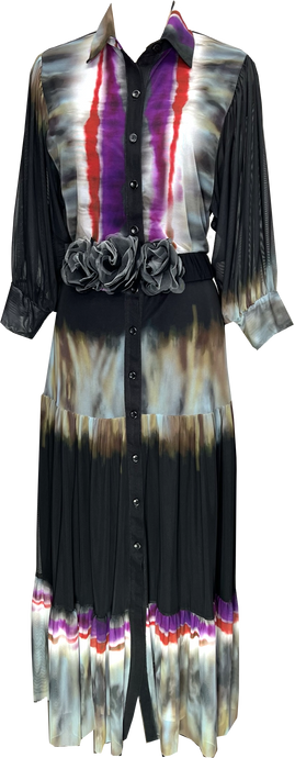 Galaxy Ombre Shirt Dress