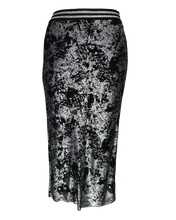 Load image into Gallery viewer, Space Foil Mesh Pencil Skirt - Petit Pois by Viviana G
