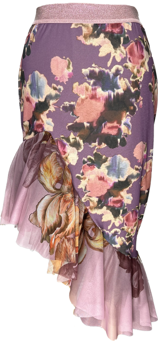 Radiance Asymmetric Skirt - Petit Pois by Viviana G