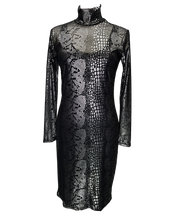 Load image into Gallery viewer, Cascabel Black Turtle Neck Dress - Petit Pois by Viviana G