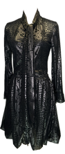 Load image into Gallery viewer, Cascabel Black Dress Coat - Petit Pois by Viviana G