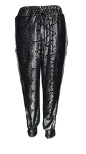Load image into Gallery viewer, Cascabel Black Jogger W/  Pockets - Petit Pois by Viviana G
