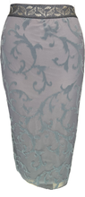 Load image into Gallery viewer, Iris Clay Pencil Skirt - Petit Pois by Viviana G