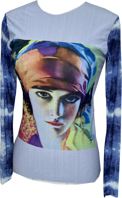 Moulin Rouge Crew Top - Petit Pois by Viviana G