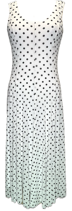 Mini Dots White Princess Dress - Petit Pois by Viviana G