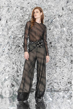 Load image into Gallery viewer, Black Floating Dots Flair Pants - Petit Pois by Viviana G