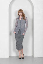Load image into Gallery viewer, Iris Clay Button Front Shirt - Petit Pois by Viviana G