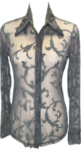 Load image into Gallery viewer, Iris Clay Button Front Shirt - Petit Pois by Viviana G