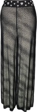 Load image into Gallery viewer, Black Floating Dots Flair Pants - Petit Pois by Viviana G