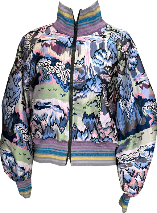 Enchanted Forest Bomber Jacket - Petit Pois by Viviana G