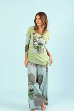 Load image into Gallery viewer, Green Zebra Loose Scoop Top - Petit Pois by Viviana G