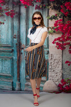 Load image into Gallery viewer, Monte Carlo White Shirred Top - Petit Pois by Viviana G