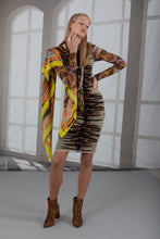 Load image into Gallery viewer, Gold Marmol Scarf - Petit Pois by Viviana G