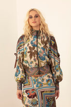 Load image into Gallery viewer, Floral Composition Bomber Jacket