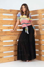Load image into Gallery viewer, Miami Spice Front Tie Tee