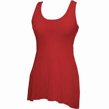 Load image into Gallery viewer, Rosso Red Solid Color Swing Tank - Petit Pois by Viviana G