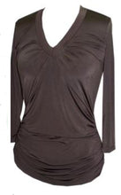 Load image into Gallery viewer, Jersey Draped V-Neck Top