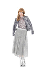 Load image into Gallery viewer, Mardi Gras Cropped Cardigan - Petit Pois by Viviana G