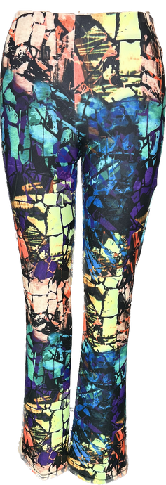Broken Mirrors Bootleg Pants