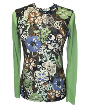 Load image into Gallery viewer, Blue Rose Crew Neck Tee
