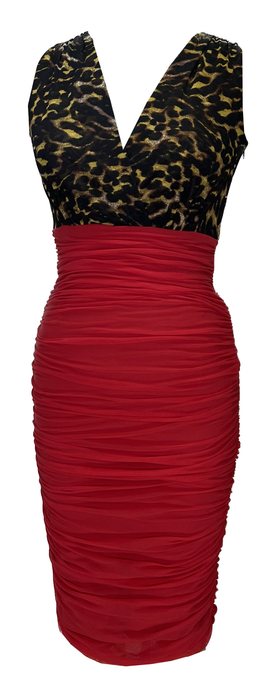 Combo Draped Dress - Petit Pois by Viviana G