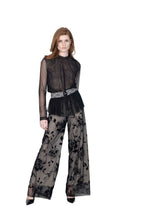 Load image into Gallery viewer, Black Illusion Mesh Blousy Top