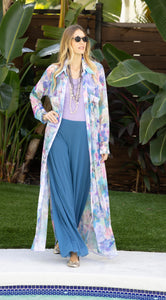 Fantasy Long Shirt Dress - Petit Pois by Viviana G