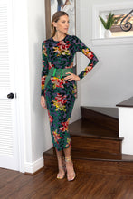 Load image into Gallery viewer, Dinasty Crew Neck Dress - Petit Pois by Viviana G