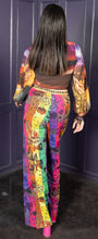 Load image into Gallery viewer, Rainbow Flower Lined Pants