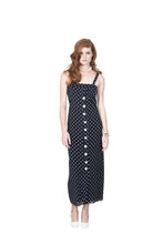 Load image into Gallery viewer, Mini Dots Black Nautical Dress - Petit Pois by Viviana G