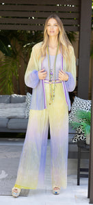 Pleated Ombre Cover Up - Petit Pois by Viviana G