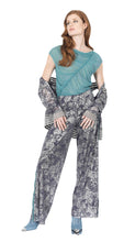 Load image into Gallery viewer, Emerald Illusion Mesh Ruched Top