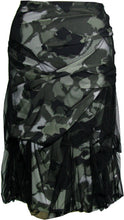 Load image into Gallery viewer, Camouflage Draped Skirt with Tulle