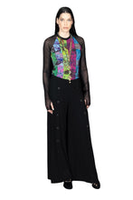 Load image into Gallery viewer, Rainbow Flower Raglan Top