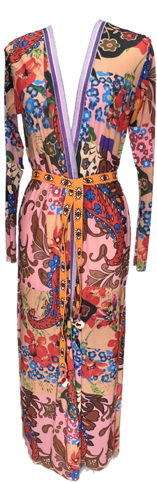 Collage Long Duster - Petit Pois by Viviana G