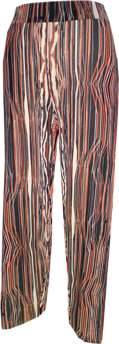 Costa Del Sol Orange Cropped Pants - Petit Pois by Viviana G