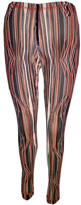 Costa Del Sol Orange Skinnie Pants - Petit Pois by Viviana G