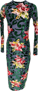 Dinasty Crew Neck Dress - Petit Pois by Viviana G